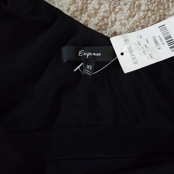 Black cocktail dress (XS) - Picture 3 of 3